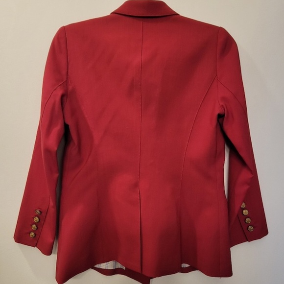 Smythe Red Wool Blazer - Picture 2 of 3
